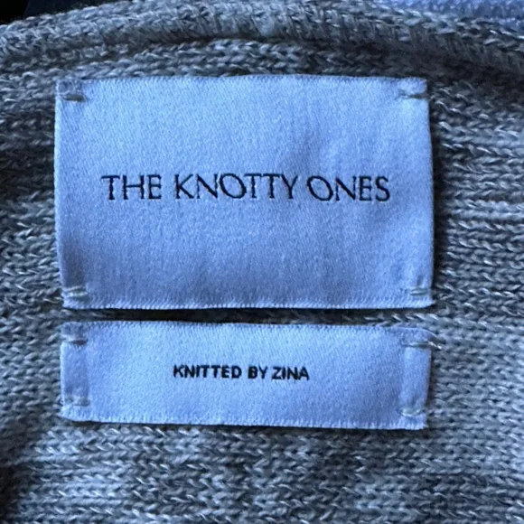 Knotty Ones Soft Beige Linen and Merino Wool Crop Top Sweater
